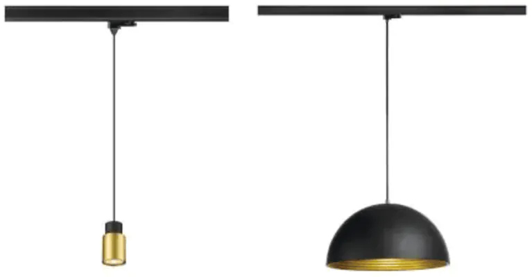 Pendellampor 3-fas skena