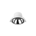 Noxion LED Downlight Apollo 9W 1100lm 60D - 840 Kallvit | 145mm - Utskärning   120mm - Alu Reflektor - UGR <19