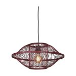 Good&Mojo Pendellampa Maui Bambu Burgundy S | Passande för 1x E27 