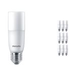 Flerpack 10x Philips Corepro LED E27 Tubular Stick Matt 9.5W 1050lm - 840 Kallvit | Ersättare 75W