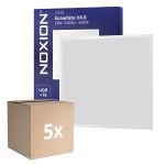 Flerpack 5x Noxion LED Panel Ecowhite V4.0 28W 3400lm - 840 Kallvit | 60x60cm - UGR <19 - Philips driver