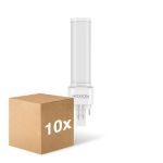 Flerpack 10x Noxion Lucent PL-C LED 3.6W - 830 Varm Vit | 2-Stift - Ersättare 10W
