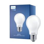 Philips Master LED E27 Päron Filament Matt 7.2W 1055lm - 922-927 Dim To Warm | Bästa Färgåtergivning - Dimbar - Ersättare 75W