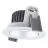 Ledvance LED Spot Adjust Aluminium Silver 8W 680lm 36D - 930 Varm Vit | Utskärning   68mm - IP20 - Bästa färgåtergivning - Dimbar