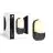 D'Lite Vägglampa Atos ABS Svart | IP54 - Passande för 1x E27 