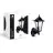 D'Lite Vägglampa Helora Svart | IP44 - Passande för 1x E27 - Rörelsesensor