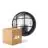Flerpack 4x D'Lite Vägglampa Ecco Svart Runda | IP54 - Passande för 1x E27