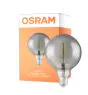 Osram Vintage 1906 LED E27 Globe Filament Smoke 125mm 5W 140lm - 818 Extra Varm Vit | Ersättare 15W