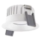 Ledvance LED Spot Fix Aluminium Vit 8W 680lm 36D - 930 Varm Vit | Utskärning   68mm - IP44 - Bästa färgåtergivning - Dimbar
