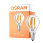 Osram LED Classic LED E14 Päron Filament Klar 1.2W 255lm - 840 Kallvit | Ersättare 25W