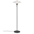 Nordlux Verona Golvlampa Glas och Metall Svart | Passande för E27