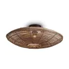 Good&Mojo Taklampa Tanami Rattan Brun | Passande för 1x E27 