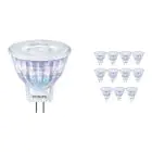 Flerpack 12x Philips Corepro LED Spot GU4 MR11 2.3W 184lm 36D - 827 ekstra varm hvid | erstatter 20W