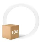 Flerpack 10x Ledvance LED Rör T9 Value Cirkulär (EM/Mains) 18.3W 2200lm - 840 Kallvit | Ersättare 32W