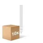 Flerpack 10x Noxion Lucent PL-S LED  6W - 827 Extra Varm Vit | 2-Stift - Ersättare 11W