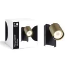 D'Lite Vägglampa Prisma Metall Guld | IP20 - Passande för 1x GU10