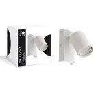 D'Lite Vägglampa Prisma Metall Vit | IP20 - Passande för 1x GU10