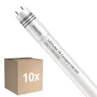 Flerpack 10x Philips LED Rör T8 CorePro (UN) High Output 8W 850lm - 830 Varm Vit | 60cm - Ersättare 18W